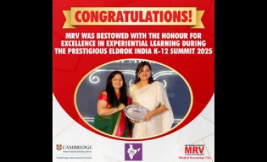 Excellence in Experiential Learning Award at Eldrok India K-12 Summit 2025