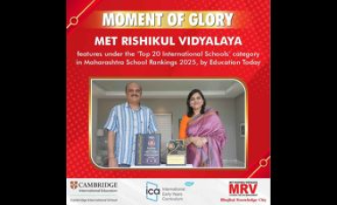 MRV Among Top 20 International Schools in Maharashtra School Rankings 2025