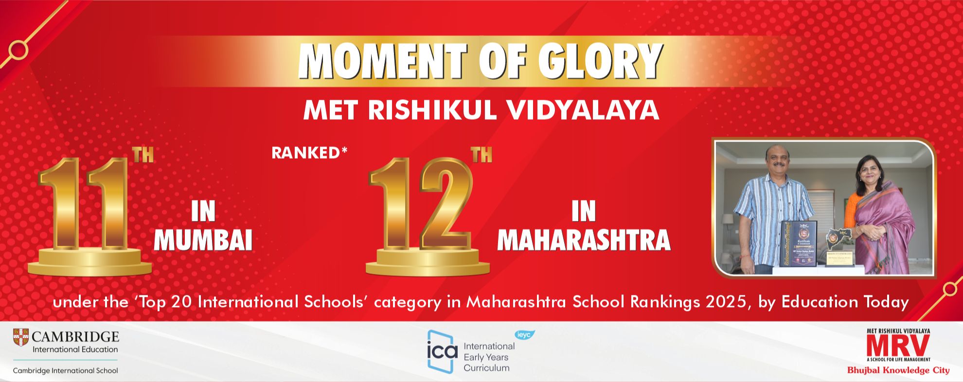 MRV EDUCATION TODAY RANKED CREATIVE