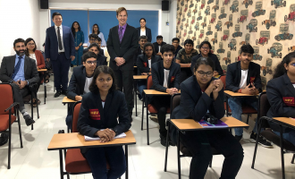 University of Queensland Australia interact with MRV AS level Students