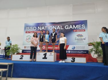 5 Gold medals at Artistic Gymnastics Competition