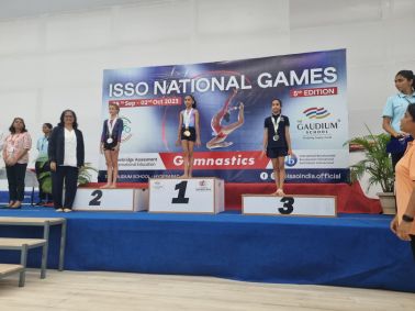 5 Gold medals at Artistic Gymnastics Competition