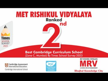 2nd best position in the Cambridge Curriculum by Times School Survey 2023