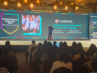 MET MRV Principal at Cambridge South Asia Conclave 2024