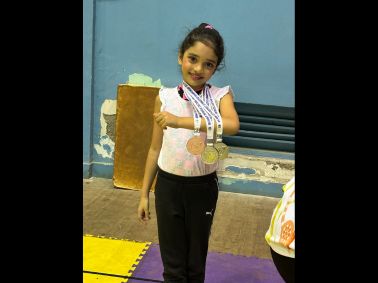Myra Mhatre Excels in Gymnastics Competition