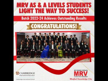 MRV Celebrates Exceptional AS & A Levels Results