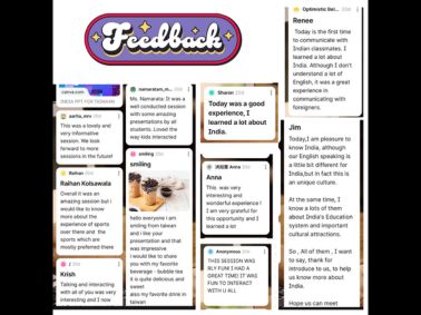 Online Collaboration with Taiwan School