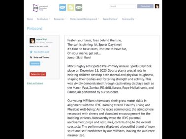 International Dimensions - Pre Primary Sports Day 2023