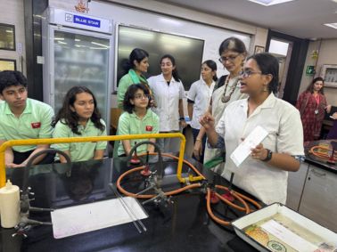 Visit to Microbiology and Biotechnology Department at Mithibai