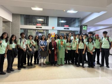 Visit to Microbiology and Biotechnology Department at Mithibai