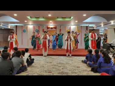 MRV Students celebrate Marathi Diwas