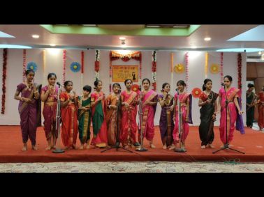 MRV Students celebrate Marathi Diwas