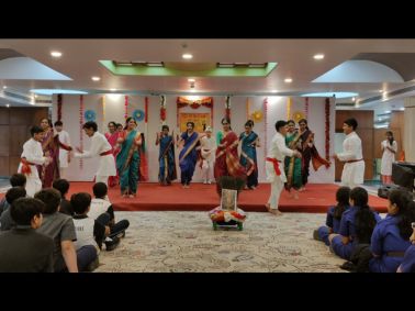 MRV Students celebrate Marathi Diwas