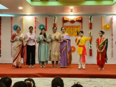 MRV Students celebrate Marathi Diwas