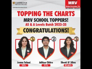 AS & A Levels toppers of the 2023–25 batch