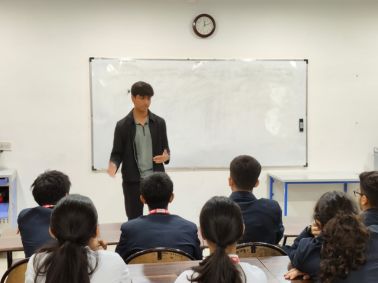 IGCSE Topper Jash Nagrecha Inspires MRV Grade 10 Students