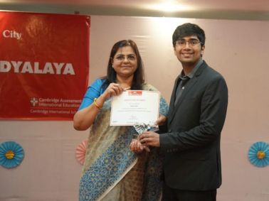 MRV Felicitates Cambridge March 2025 Series Toppers