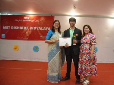 MRV Felicitates Cambridge March 2025 Series Toppers