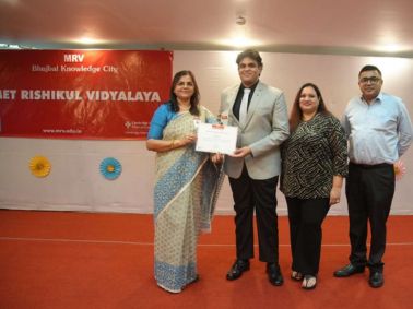 MRV Felicitates Cambridge March 2025 Series Toppers