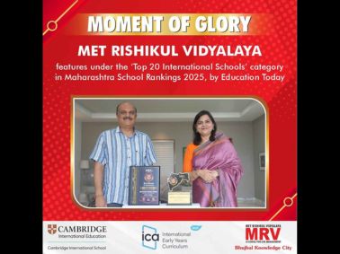MRV Among Top 20 International Schools in Maharashtra School Rankings 2025