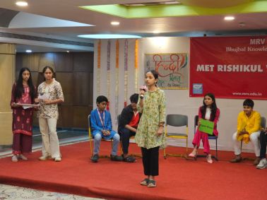 Hindi Diwas 2025 Celebrated with Creativity at MET Rishikul Vidyalaya