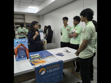 MRV A Level Students Interact with Top California Universities