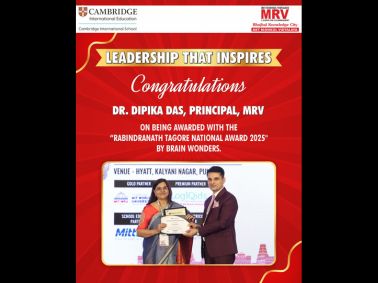 MRV Principal Honoured with National Award