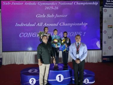 Gymnastics Glory for Pahel Shah